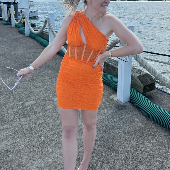 NBD Alessia Lace Corset Mini Dress - Picture 2 of 8